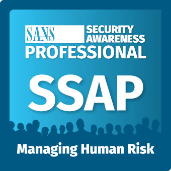 SANS Security Awareness Professional: A New Look for the SSAP Digital Badge