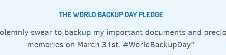 Data Backups Are for Life, Not Just for World Backup Day