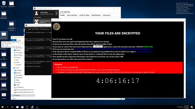 Ransomware: Every internet-connected network is at risk. Be prepared!