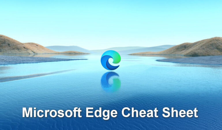 Microsoft Edge cheat sheet