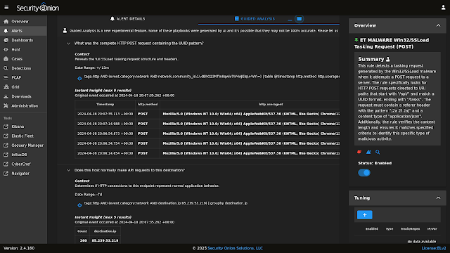 Security Onion 2.4.160 now available including Playbooks, Guided Analysis, MCP Server, and more!