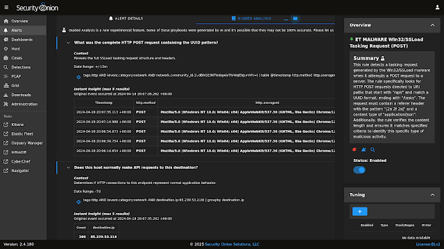 Security Onion 2.4.180 now available including new features, updated components, and quality of life improvements!