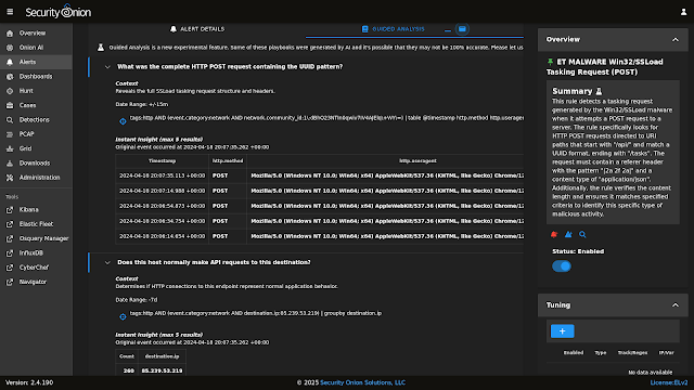 Security Onion 2.4.190 now available including Onion AI Assistant for Pro Customers!